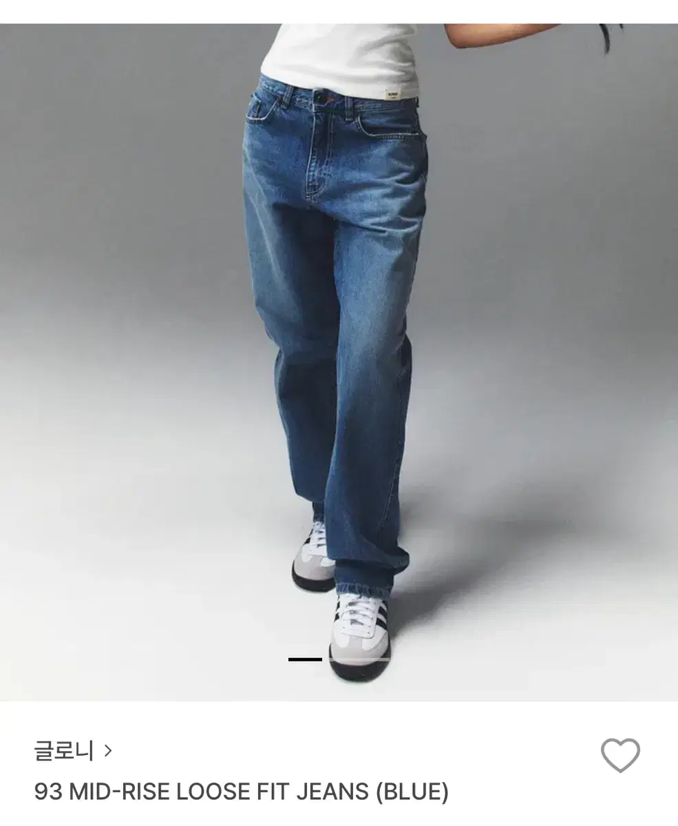 GLOWNY | 글로니 Glowny 93 Mid-Riize Loose Fit Denim M #글